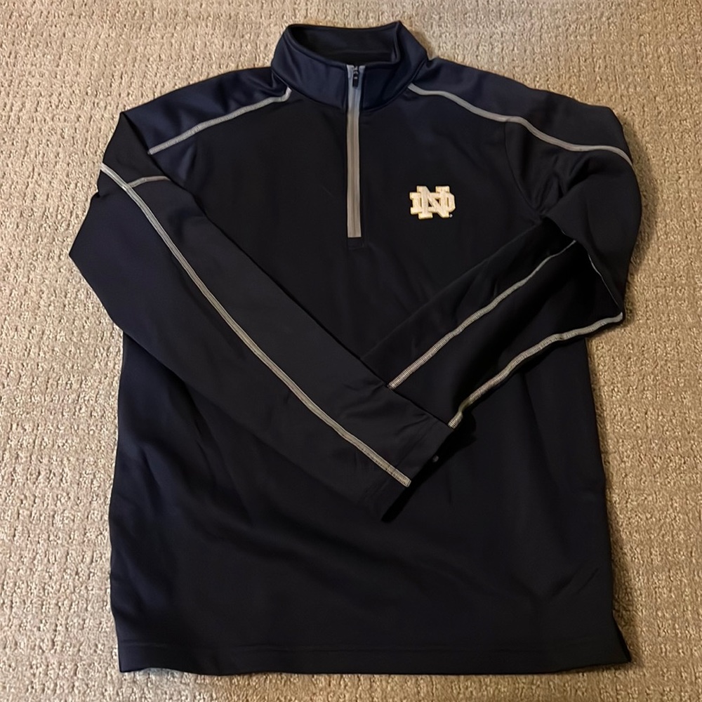 Like new Notre Dame small under armor quarter zip on